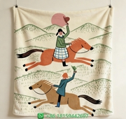 Hermes Throw Blankets